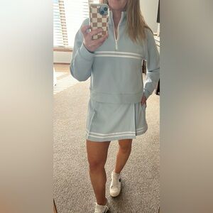 Calia by Carrie quarter zip and skort